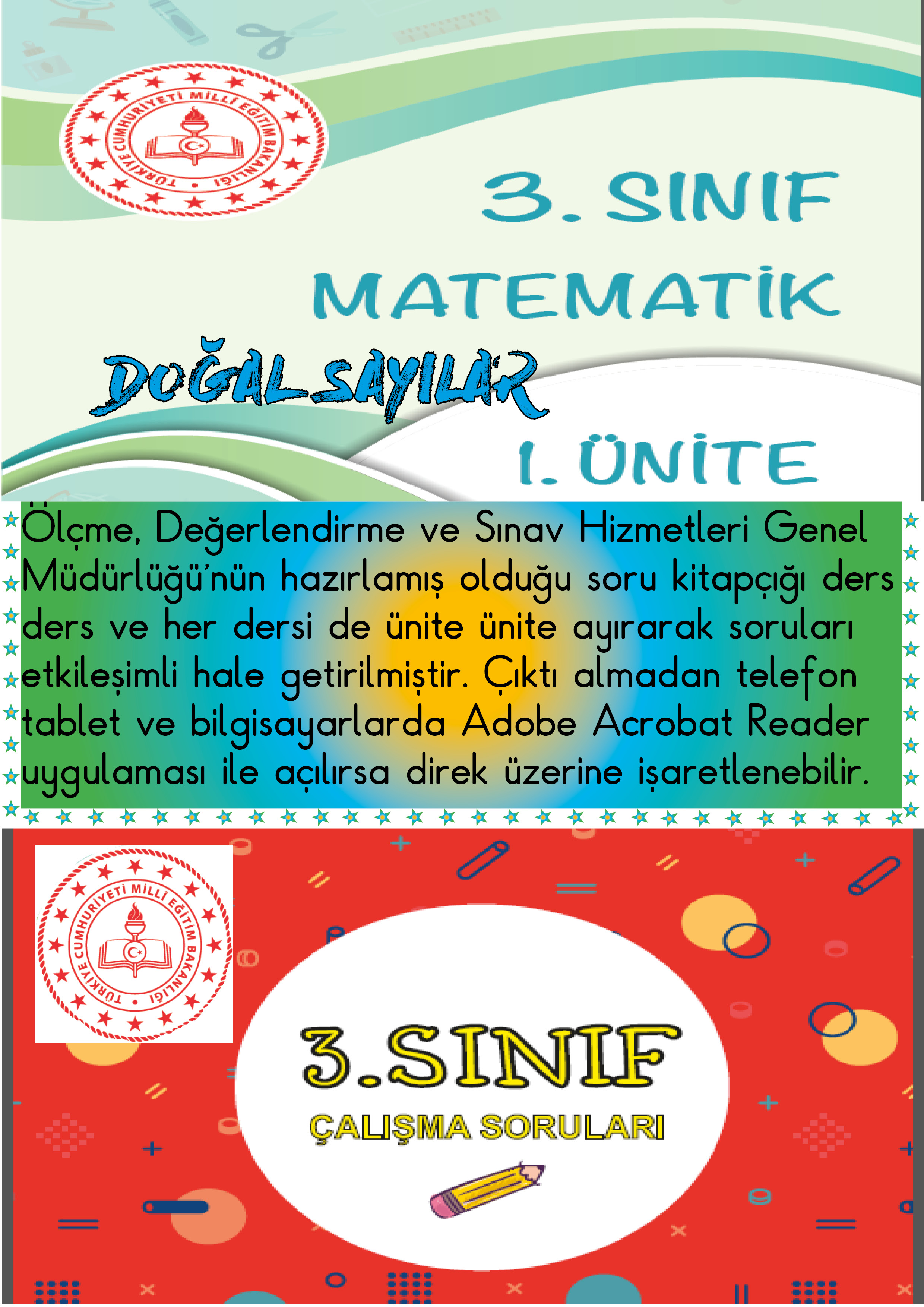 ETKİLEŞİMLİ MATEMATİK 1.ÜNİTE MEB ÖDSGM ÇALIŞMA SORULARI