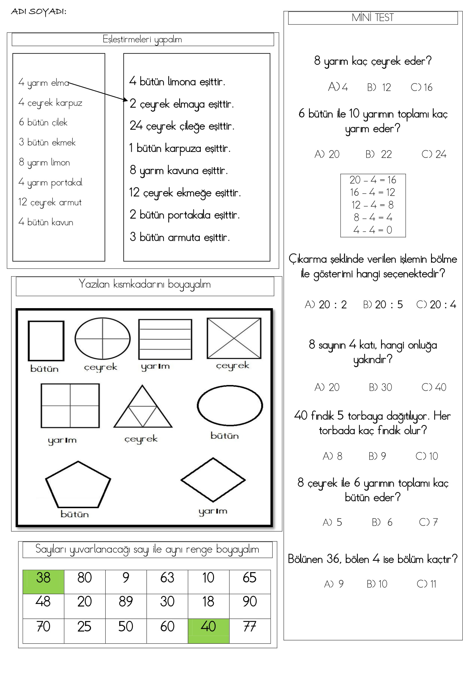 Matematik Tekrar 16