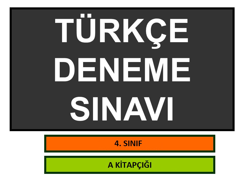 TÜRKÇE_DENEME SINAVI_40 Soruluk