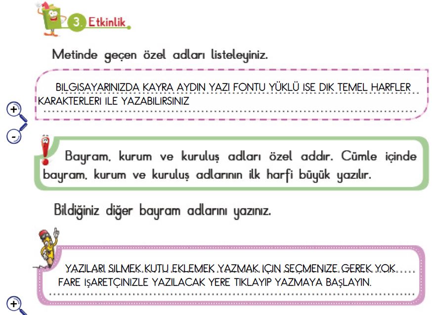CANLI DERS TÜRKÇE DERİ METNİ ETKİNLİKLERİ(RESİMLERİ İNCELE)(AÇIKLAMA O