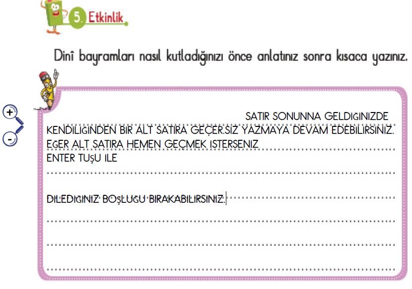 CANLI DERS TÜRKÇE DERİ METNİ ETKİNLİKLERİ(RESİMLERİ İNCELE)(AÇIKLAMA O
