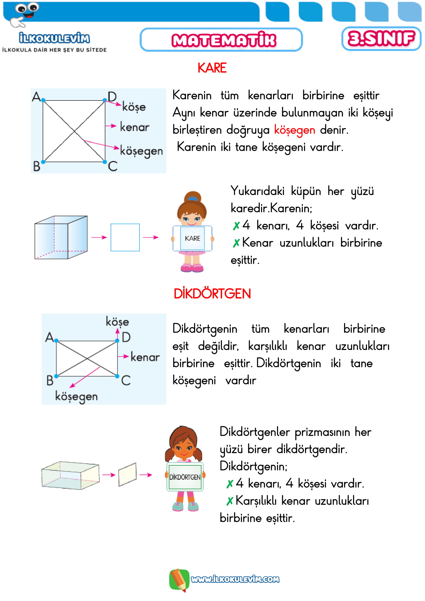 3.Sınıf 13 Nisan 2020 Türkçe-Matematik Etkinlikleri