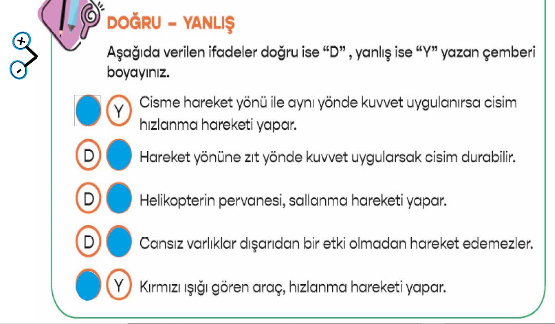 CANLI DERS İÇİN ETKİLEŞİMLİ FEN BİLİMLERİ HAREKET VE KUVVET(Açıklama.)