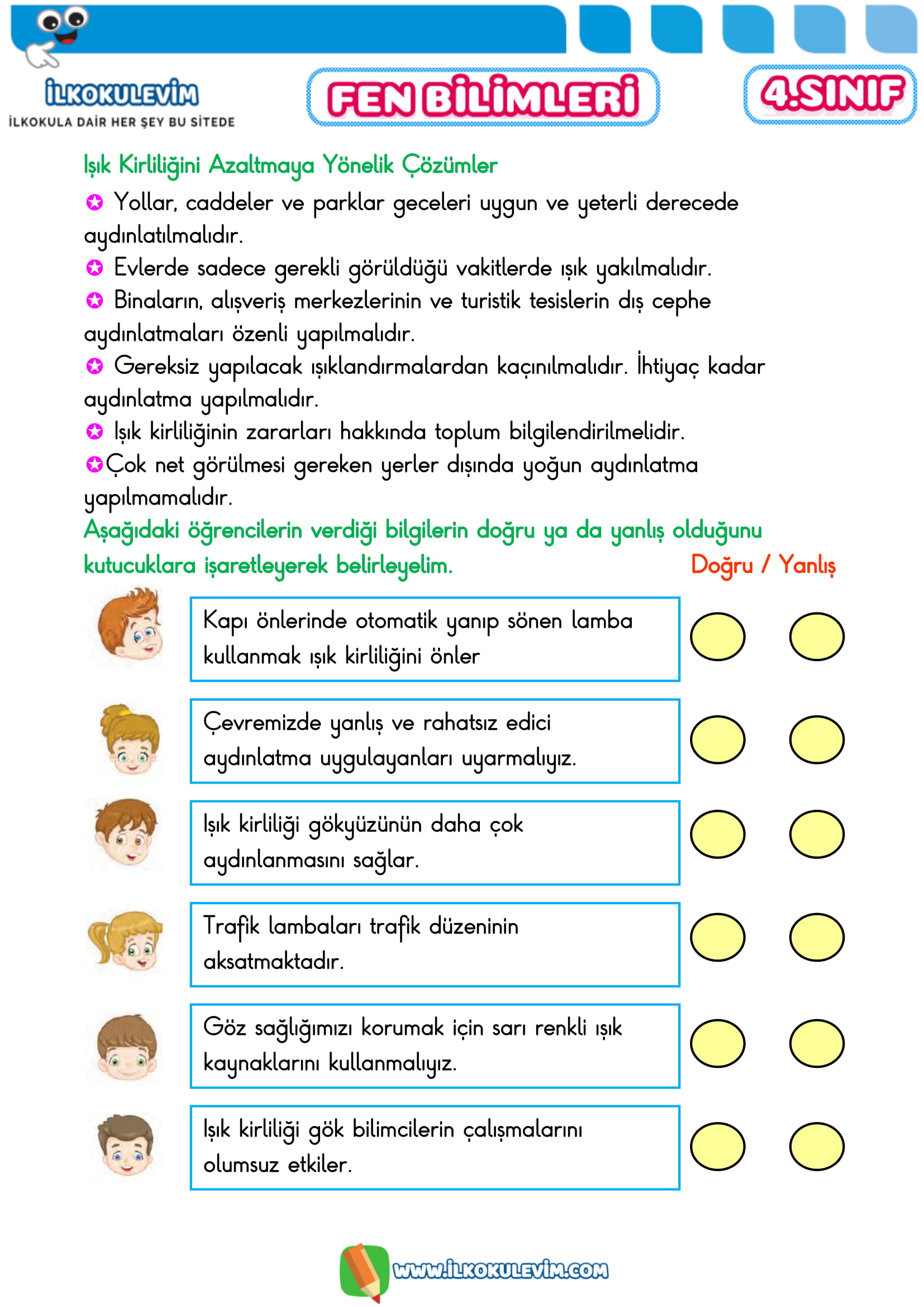 4.Sınıf 14 Nisan 2020 Fen Bilimleri-Sosyal Bilgiler Etkinlikleri