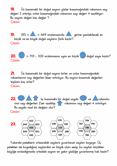 DOĞAL SAYI PROBLEMLERİ