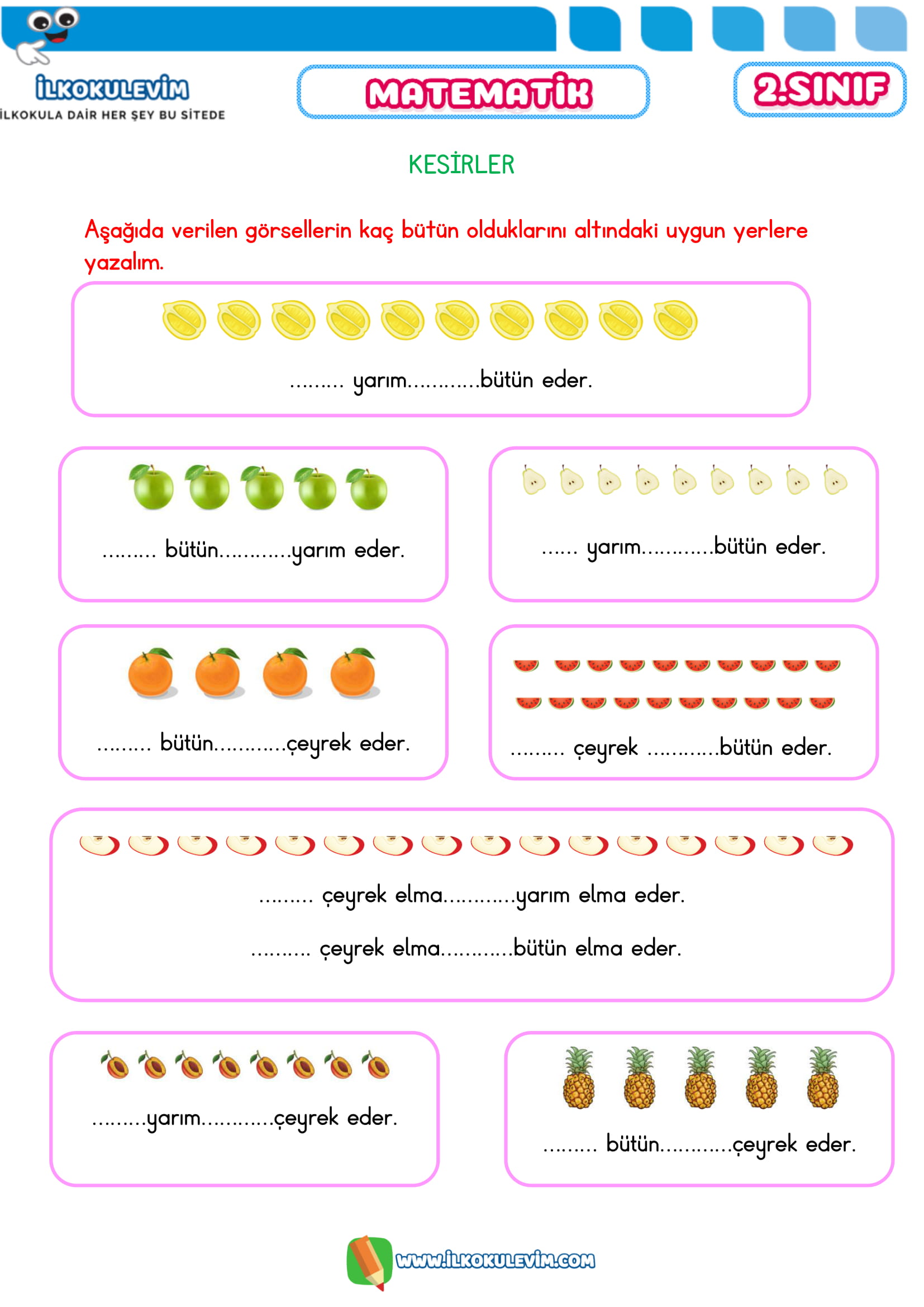 2.Sınıf 14 Nisan 2020 Hayat Bilgisi-Matematik Etkinlikleri