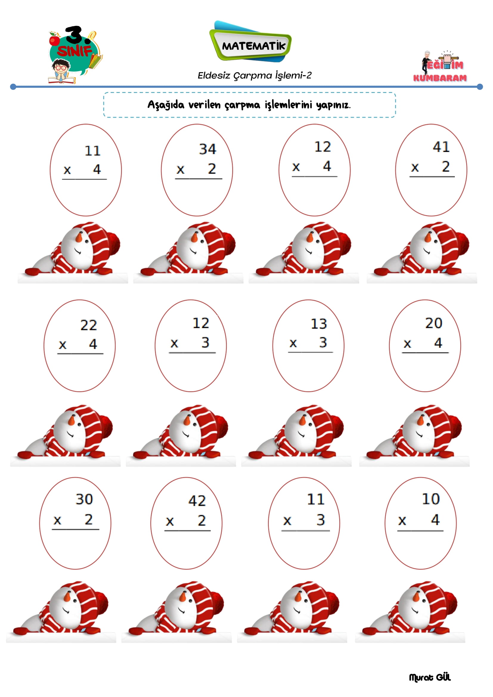 Eldesiz Çarpma İşlemi-2