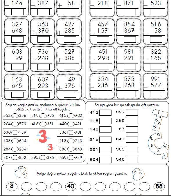 3.SINIF EV ETKİNLİĞİ 2 (4 KASIM ÇARŞAMBA)(ETKİLEŞİMLİ)