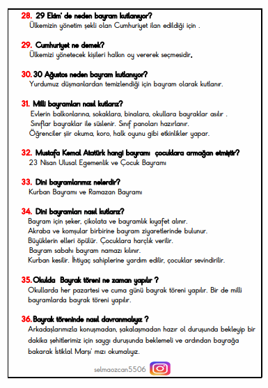 ÜLKEMİZDE HAYAT ÜNİTESİ 36 SORU VE CEVAPLARI İLE ÜNİTE TEKRARI