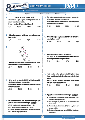 ÇARPANLAR VE KATLAR