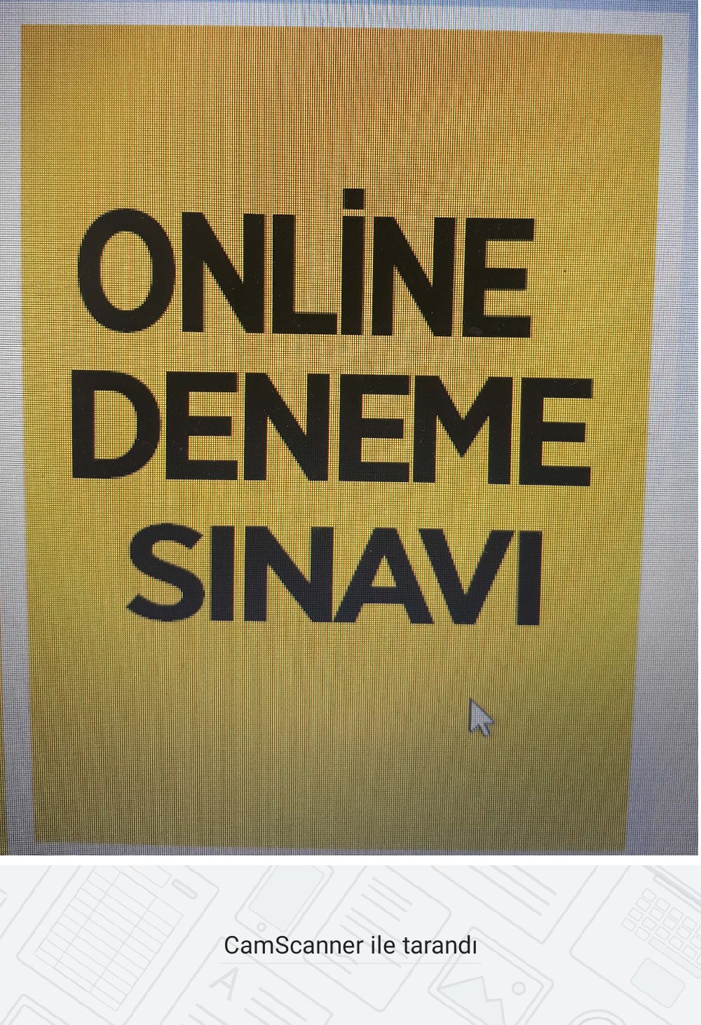4.SINIF DENEME SINAVI 2 (Online linki sayfada)