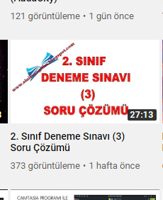 Deneme Sınavı 3