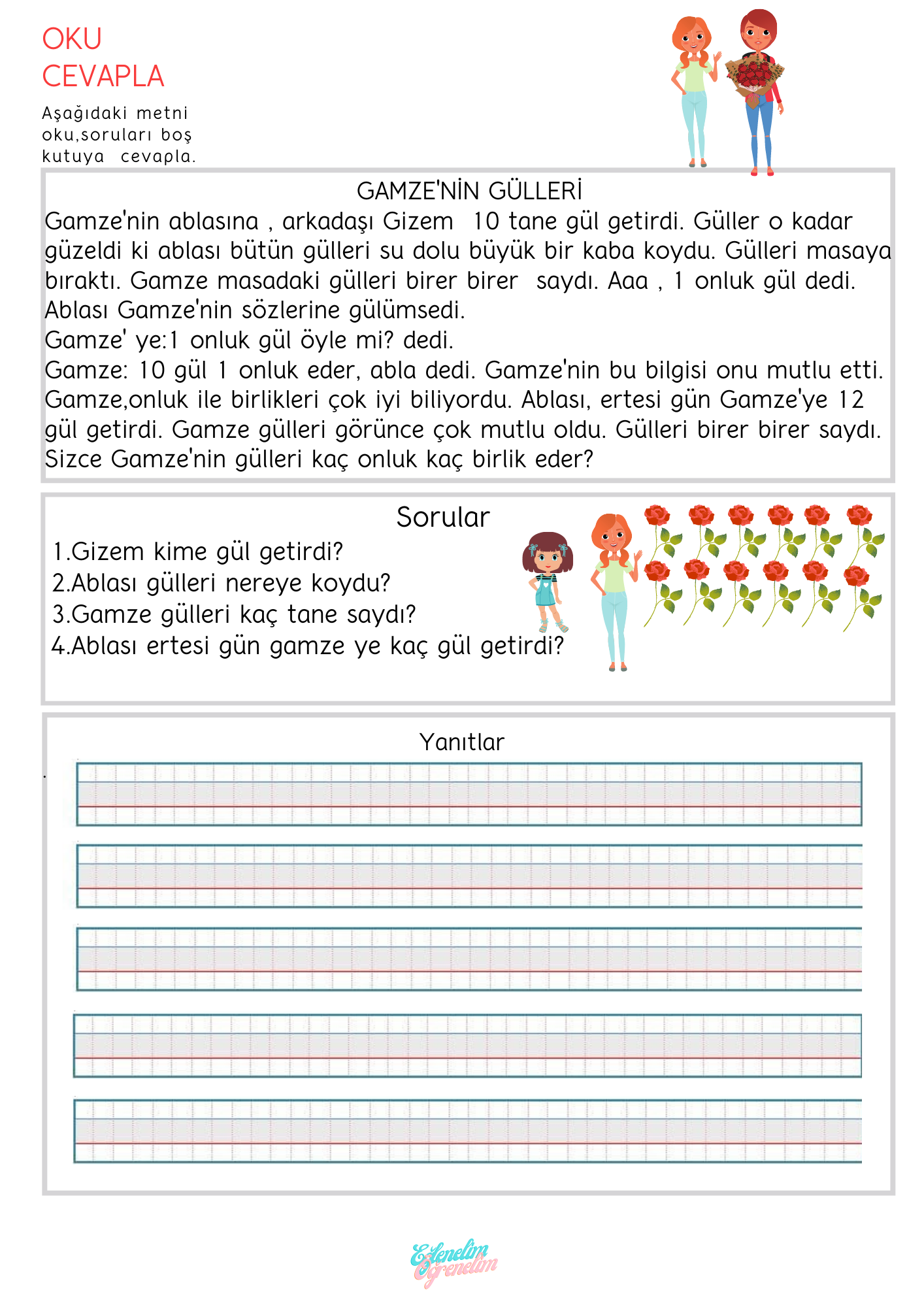 Oku,Cevapla G Sesi (Onluk ,Birlik İle Birleştirilmiş)