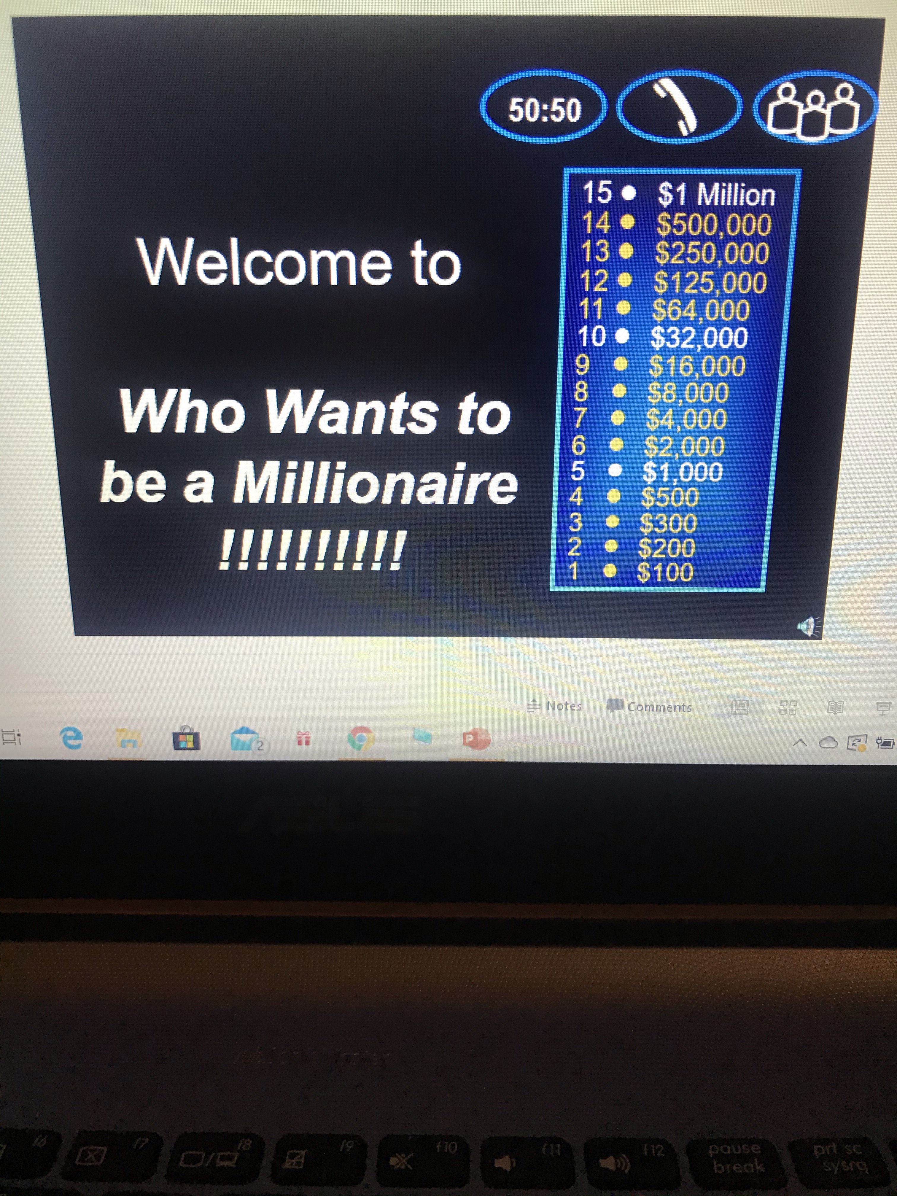 Kim Milyoner Olmak İster?Who wants to be a Milloinare?İNGİLİZCE ETKİNL
