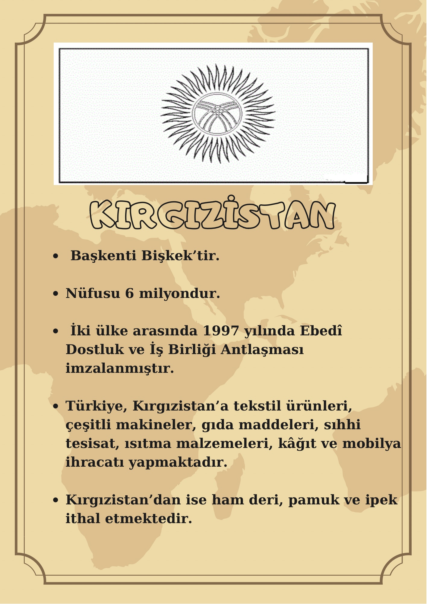 Türk Cumhuriyetleri- 4.Sınıf 