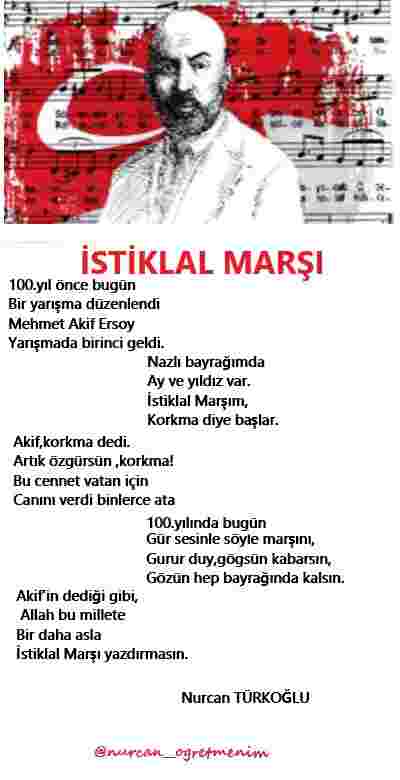 İstiklal Marşı şiiri 