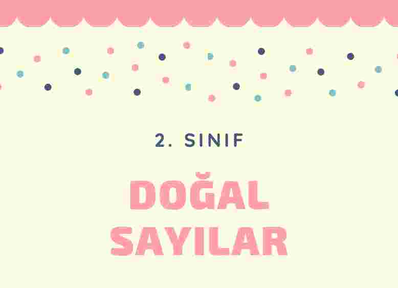 2. Sınıf Sayı Örüntüleri Etkinlik