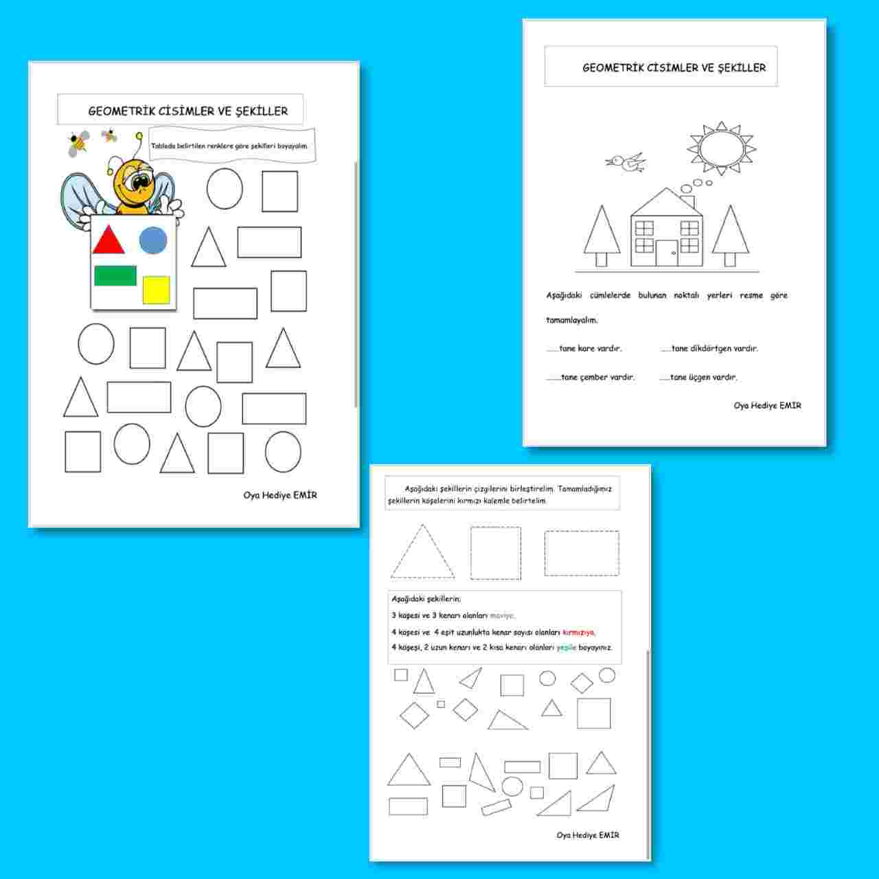 GEOMETRİK CİSİMLER VE ŞEKİLLER